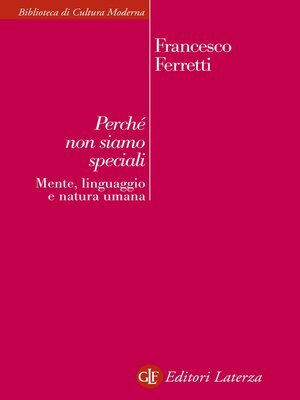 cover image of Perché non siamo speciali